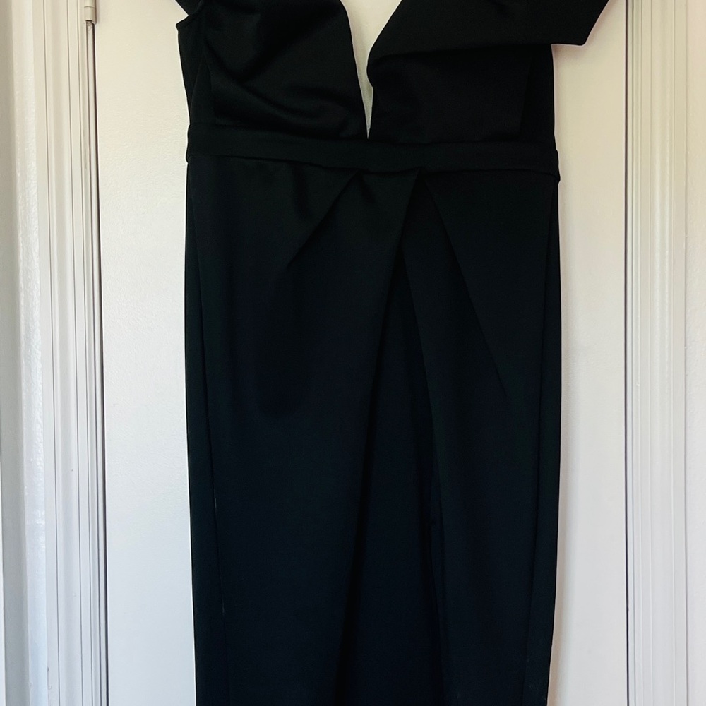 Chic Black Midi Dress for Women - Picture 4 of 6